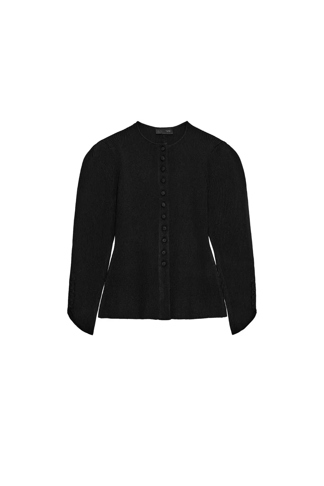 Вязаный кардиган с пышными рукавами, Zara