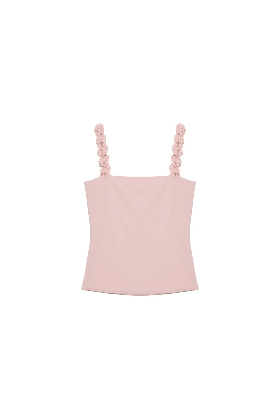 Топ на бретелях с цветочным принтом, Zara