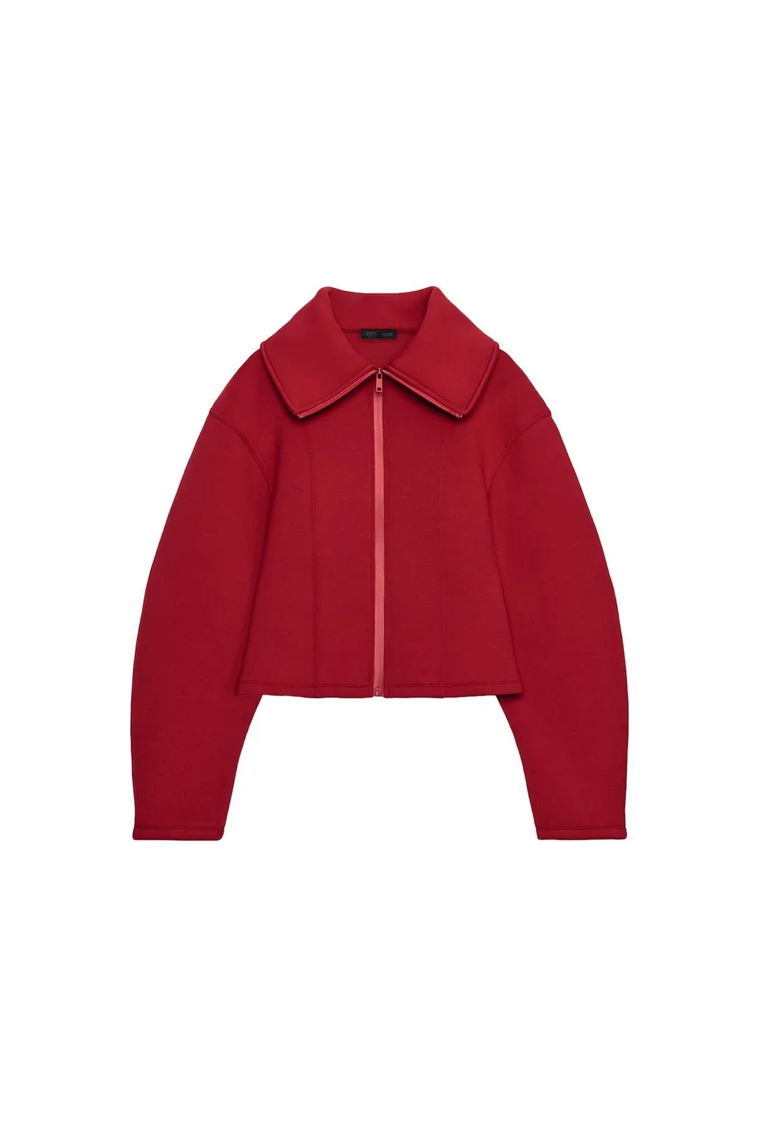 Куртка из технической ткани с объемными рукавами, Zara