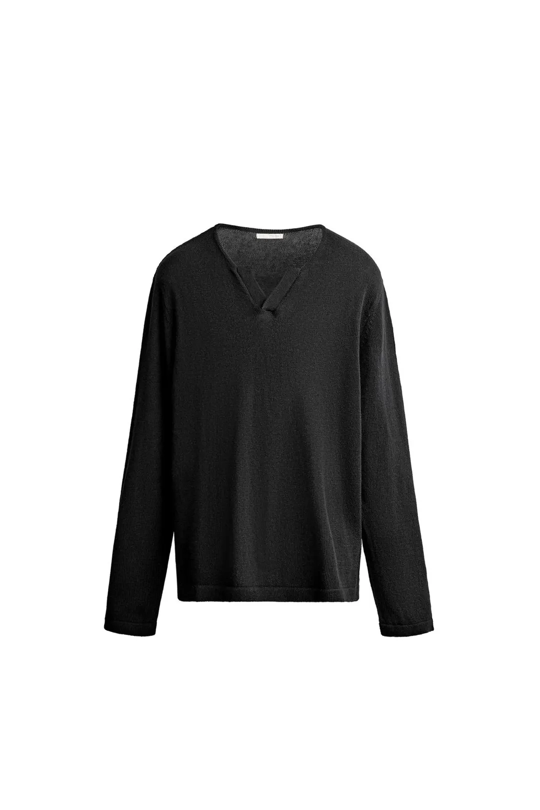 Футболка вязаная из хлопка и льна, Zara