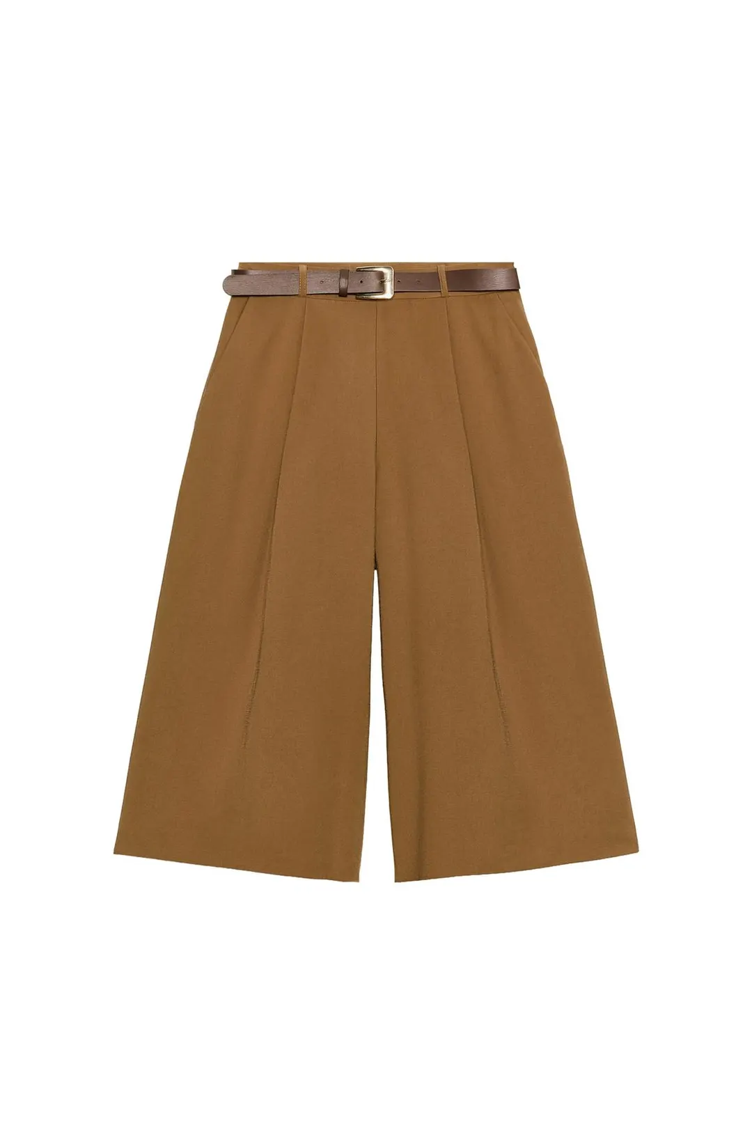 Удлиненные бермуды с поясом, Zara