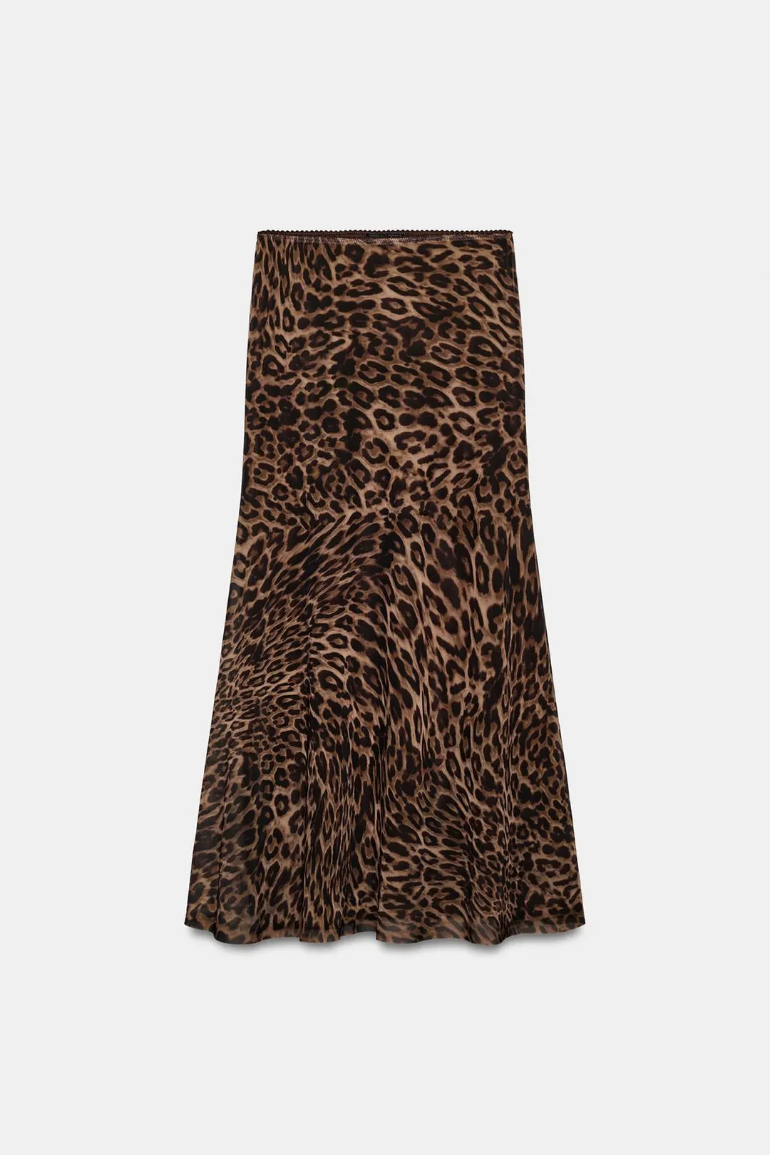 Юбка из тюля с анималистичным принтом, Zara