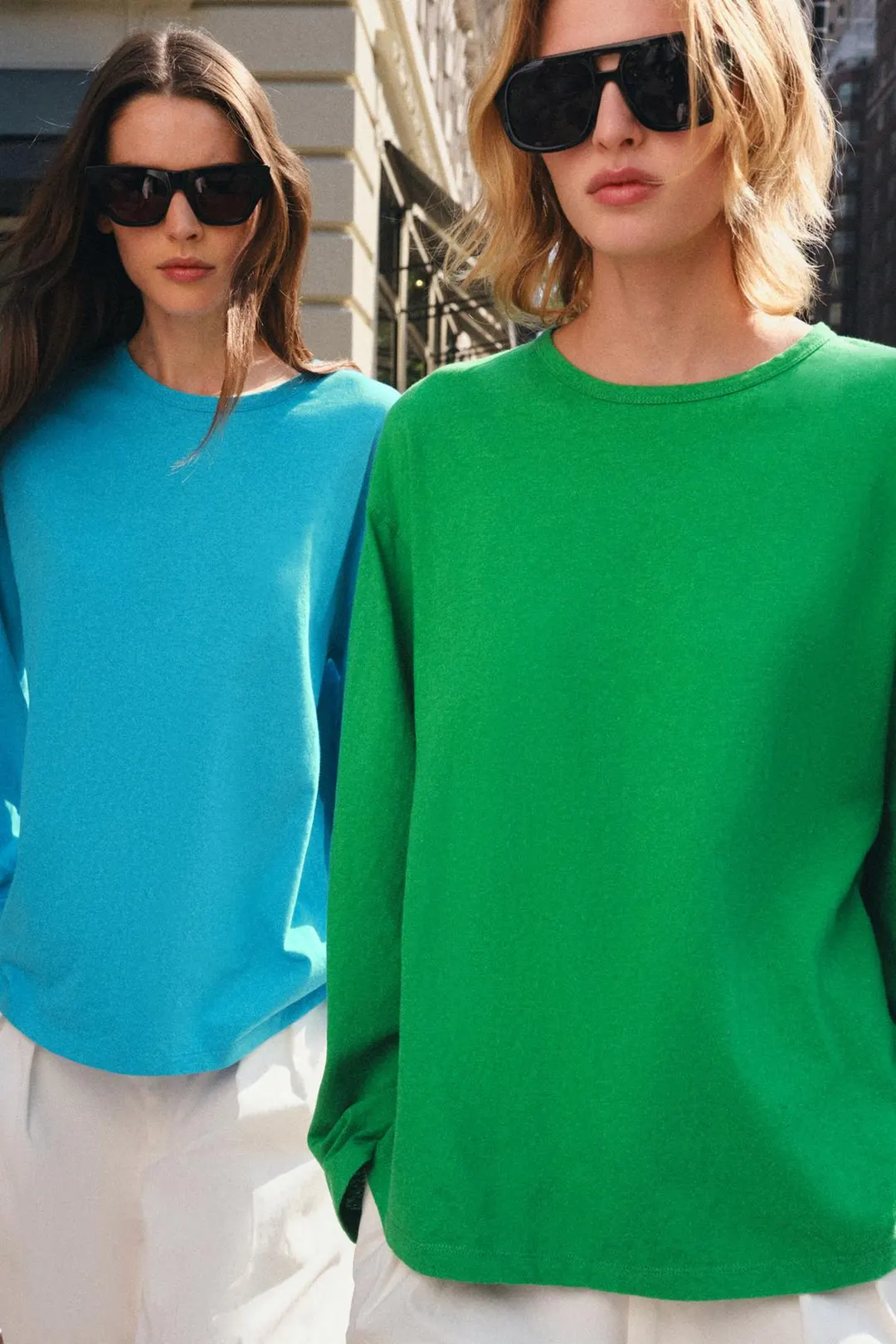 Футболка из хлопка и льна, Zara