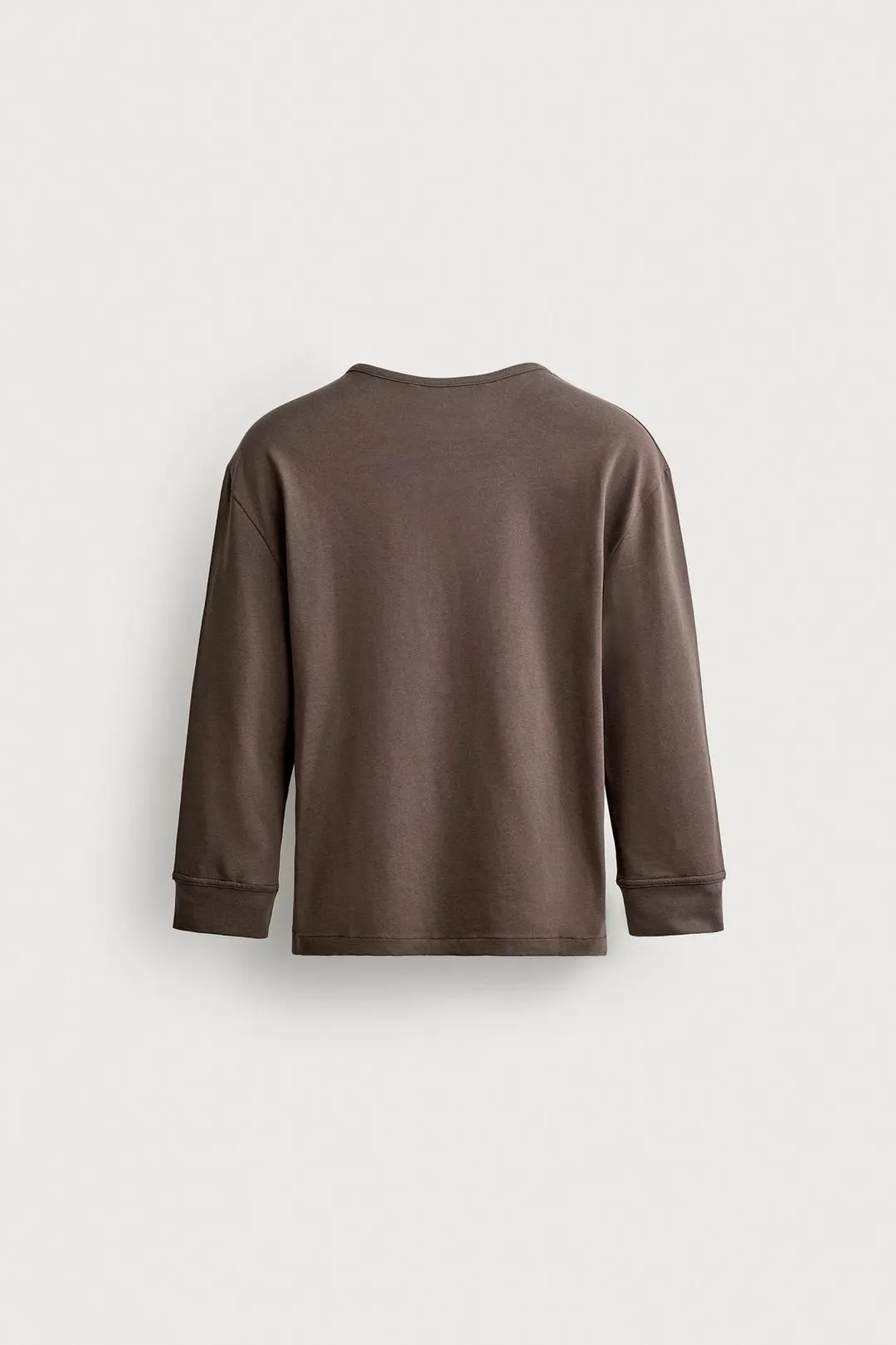 Укороченная футболка хенли, Zara