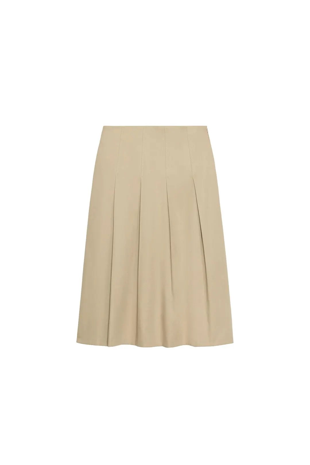 Юбка миди со складками ZW Collection, Zara