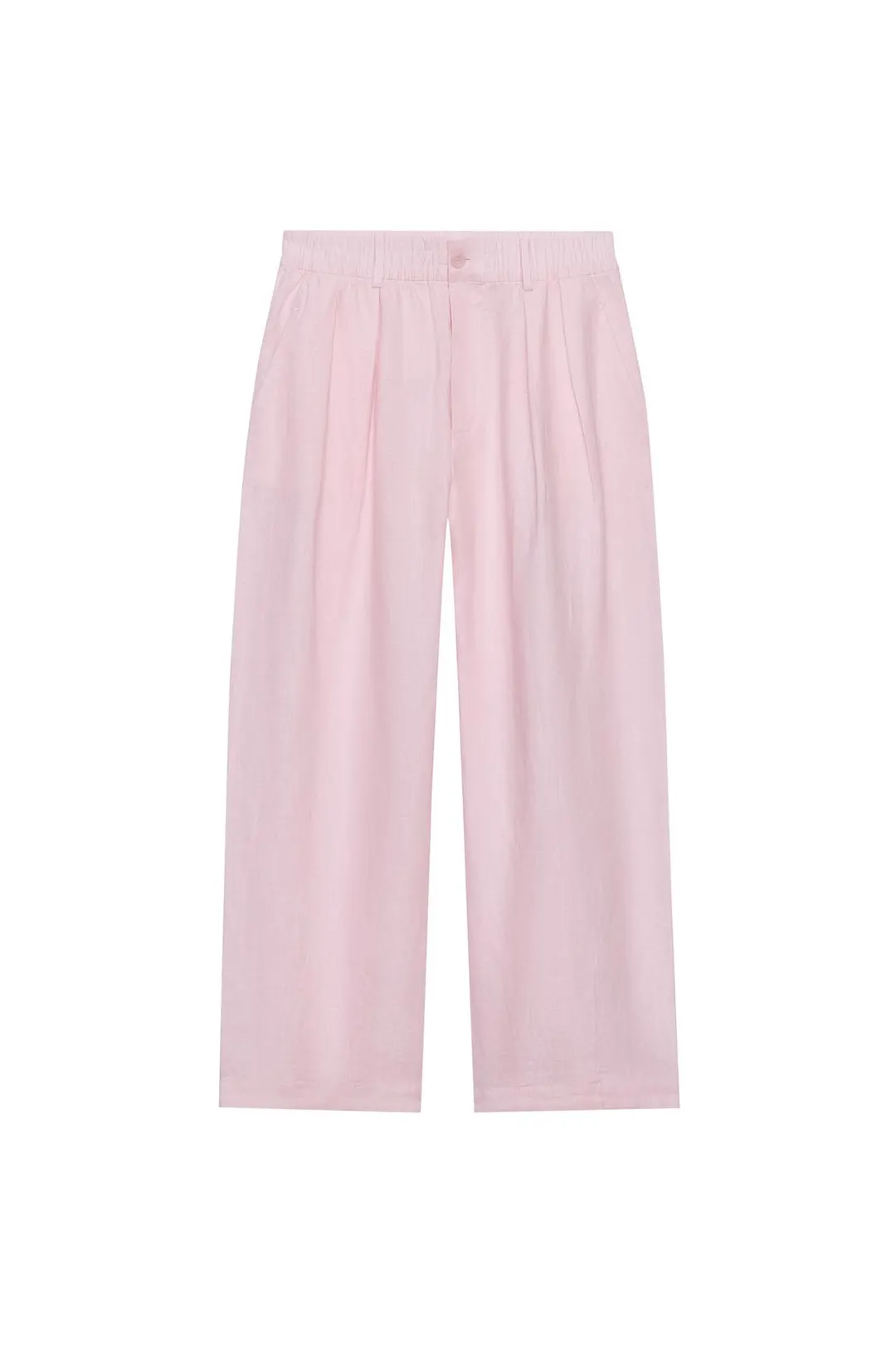 Брюки ZW Collection со складками из 100% льна, Zara