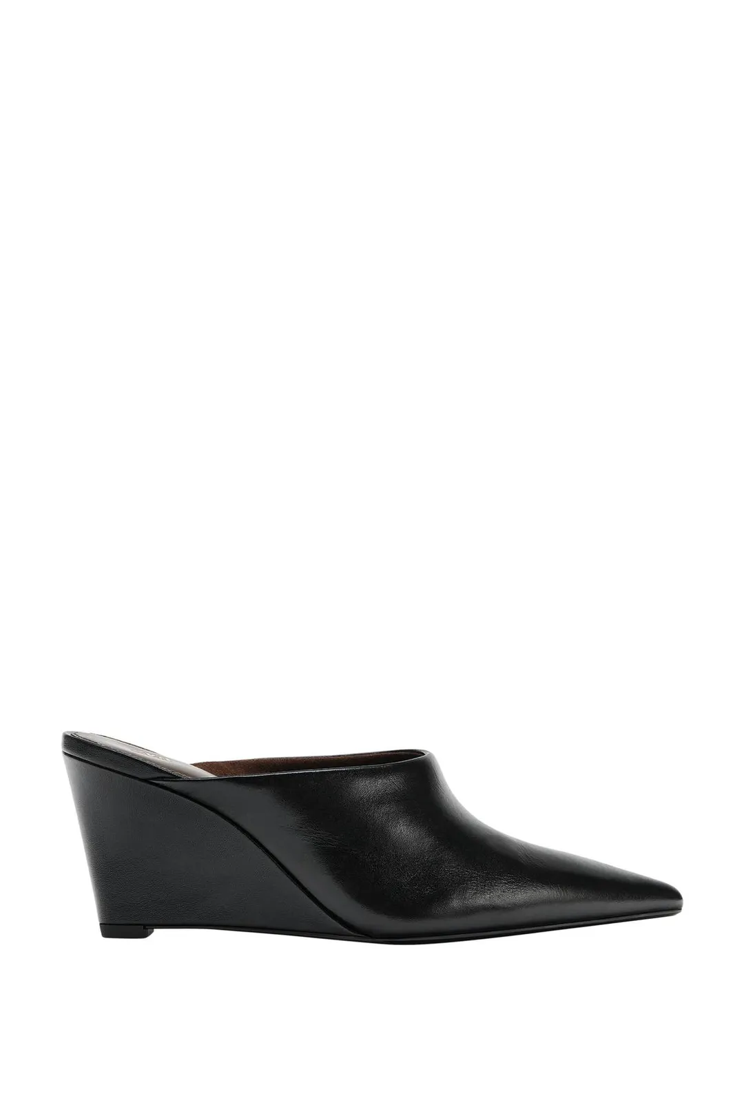 Мюли из кожи на танкетке, Zara