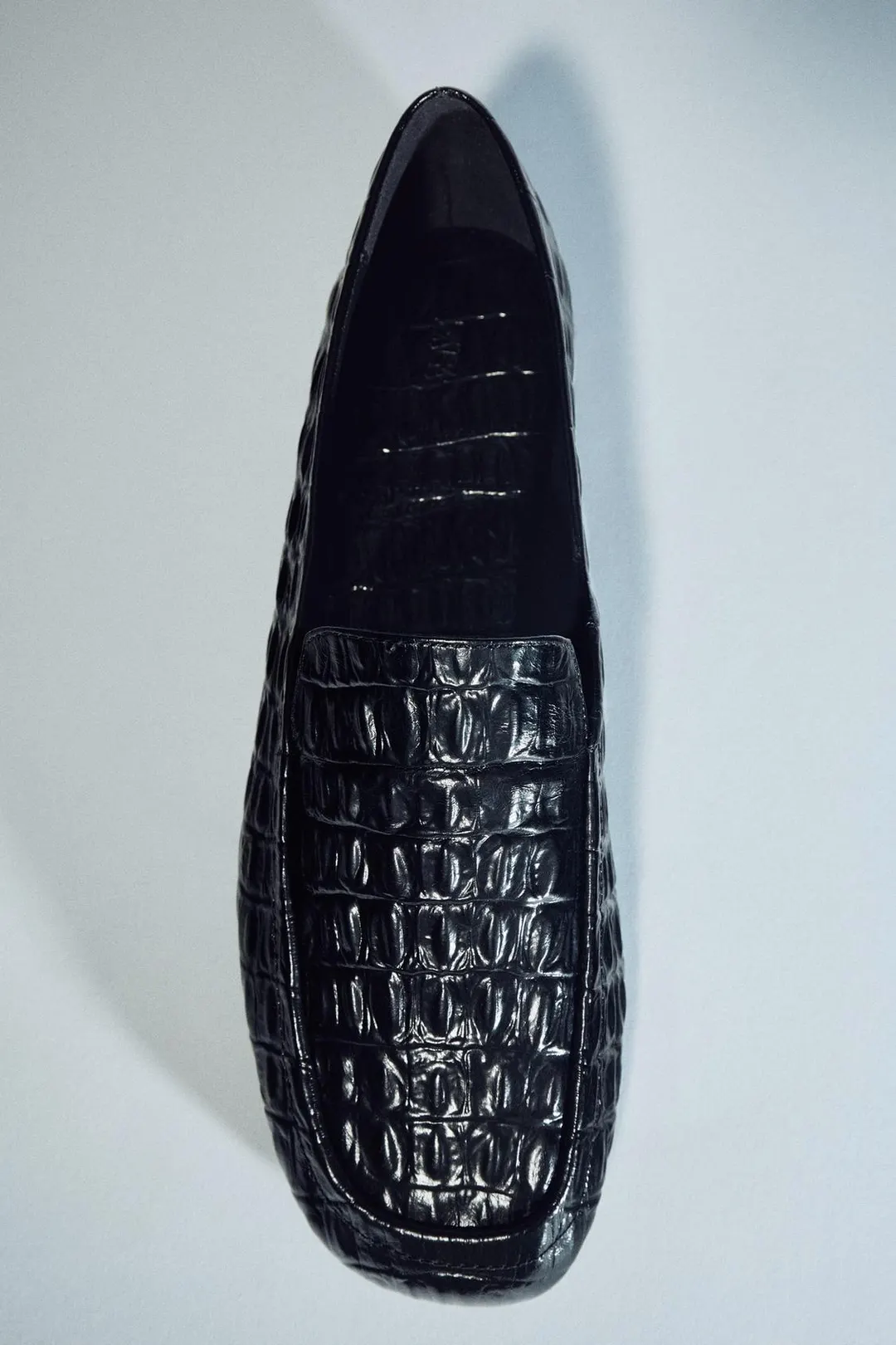 Фактурные лоферы из кожи LIMITED EDITION, Zara
