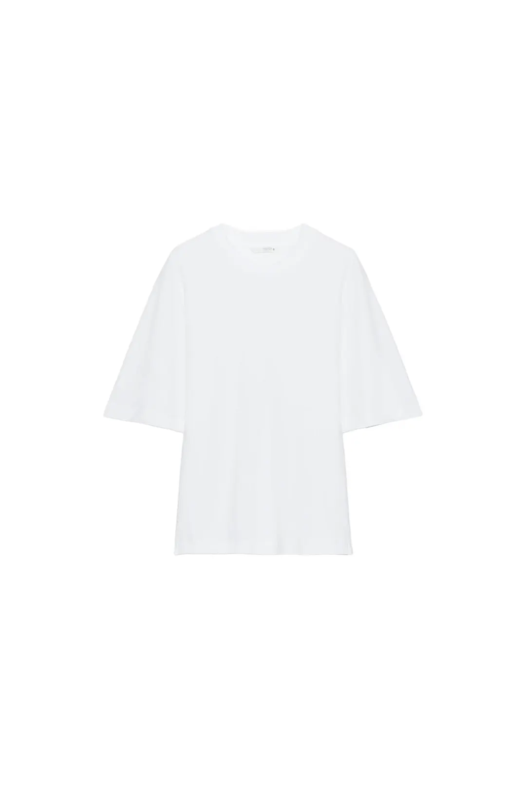 Футболка облегающего кроя из хлопка SUPIMA®, Zara