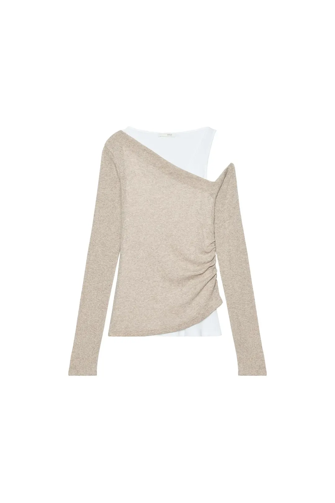 Топ с двойной драпировкой, Zara