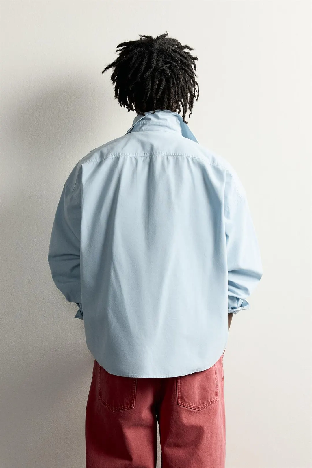 Оксфордская рубашка свободного прямого кроя FRUIT OF THE LOOM™, Zara