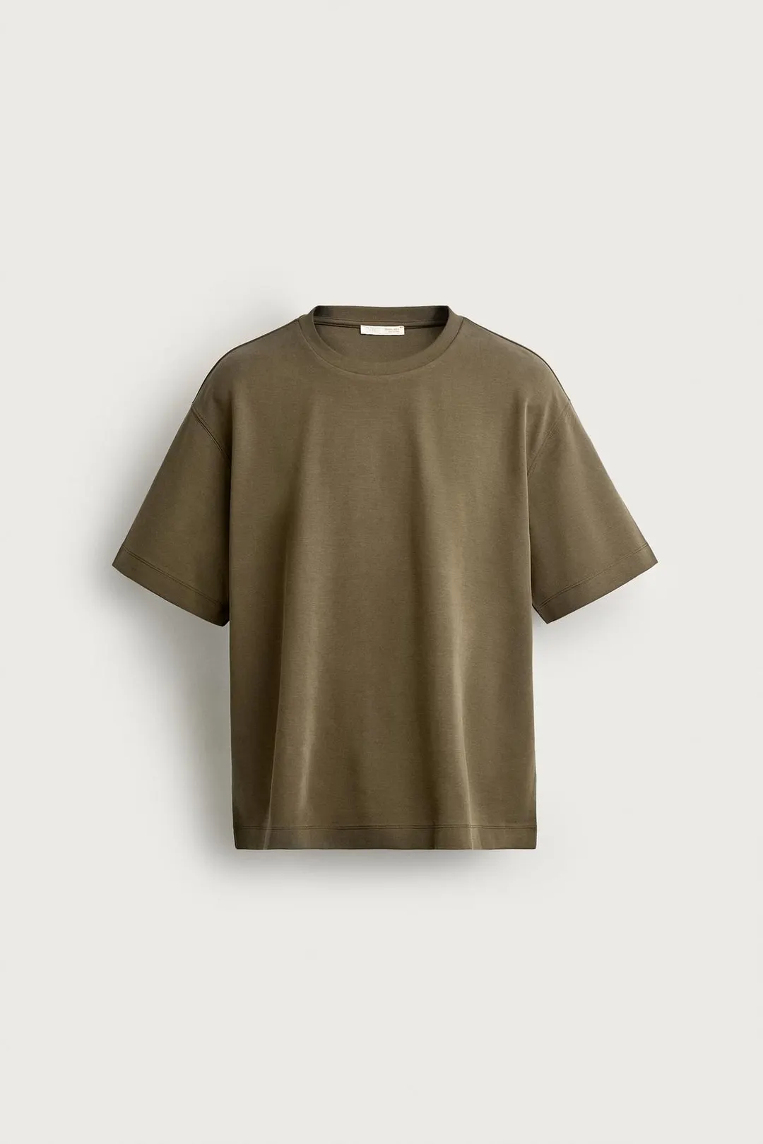 Футболка свободного кроя из смесового модала, Zara