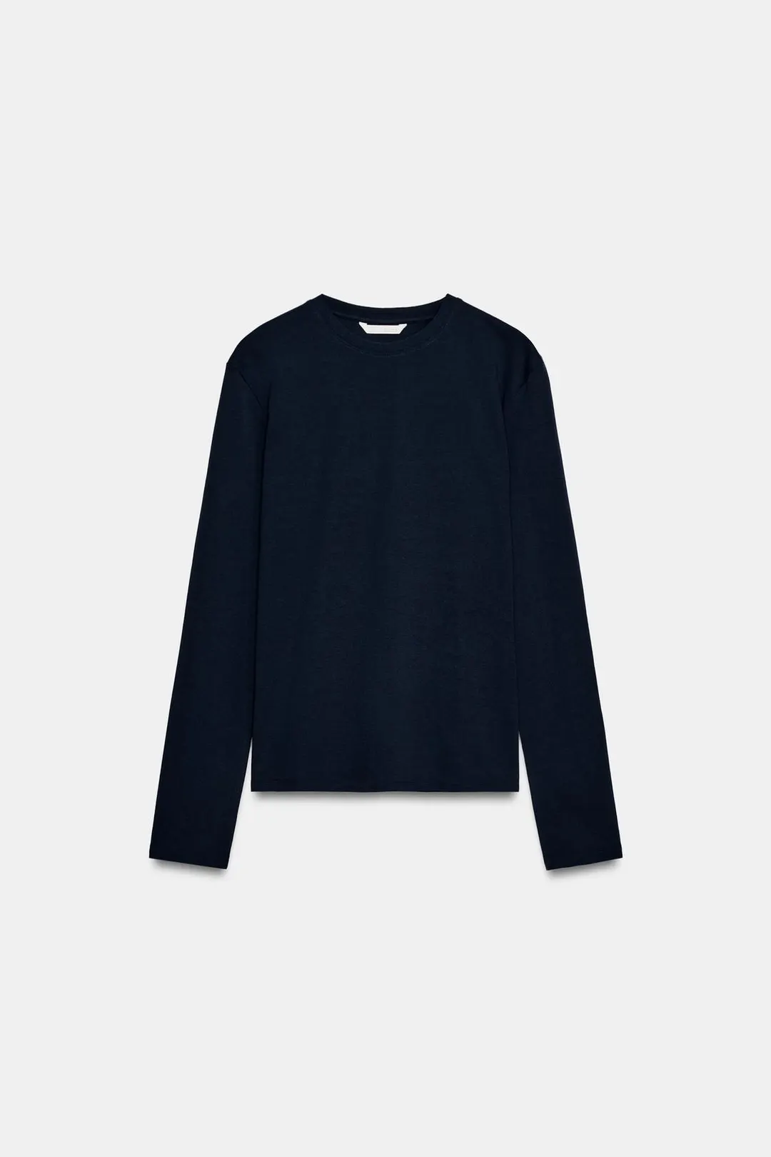 Футболка из интерлока с длинными рукавами, Zara