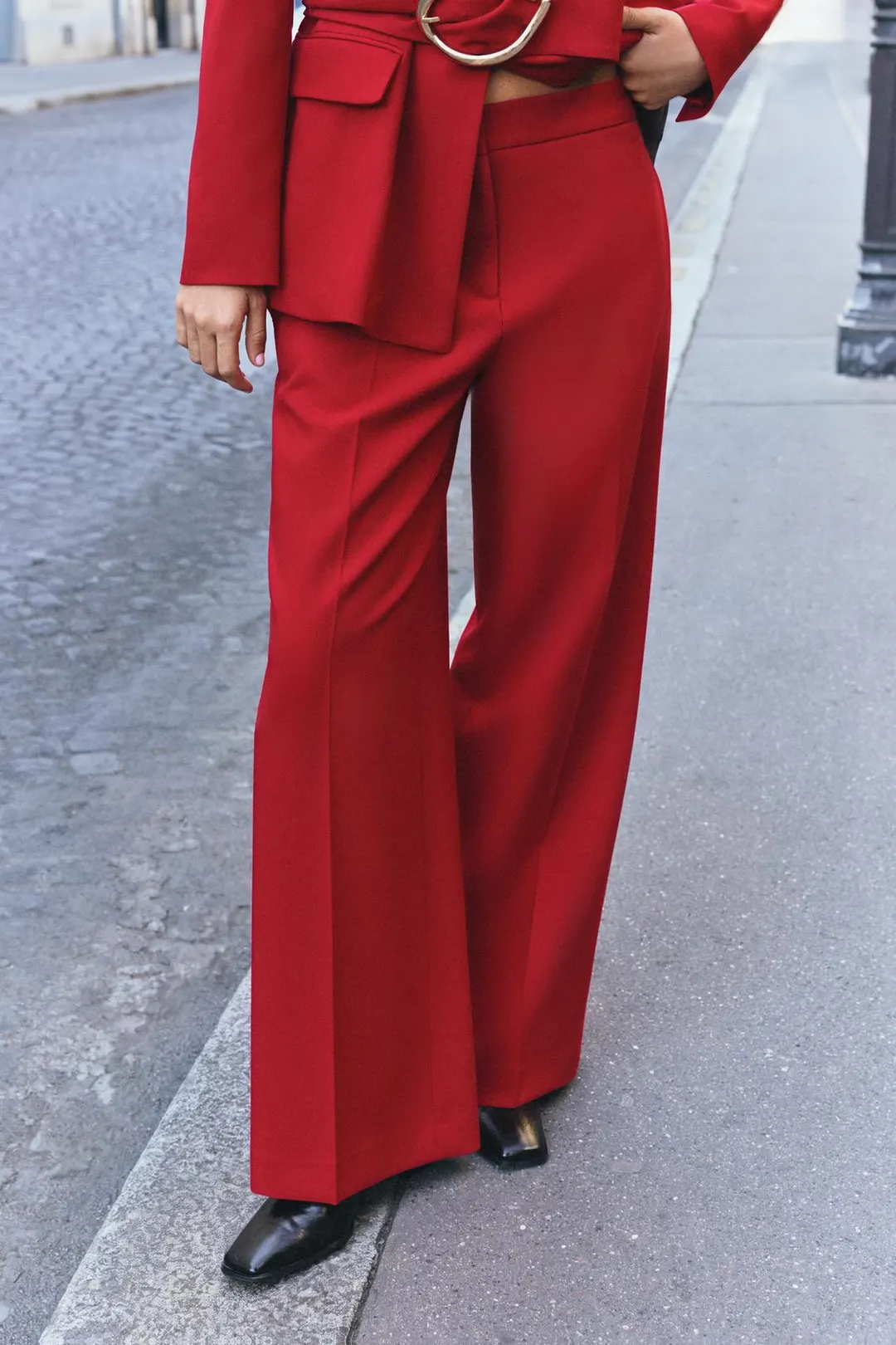 Брюки широкого кроя, Zara