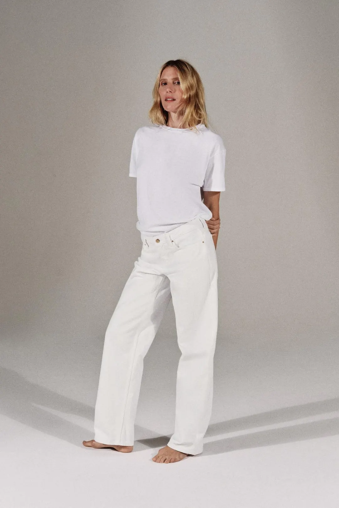 Футболка из фактурного хлопка, Zara