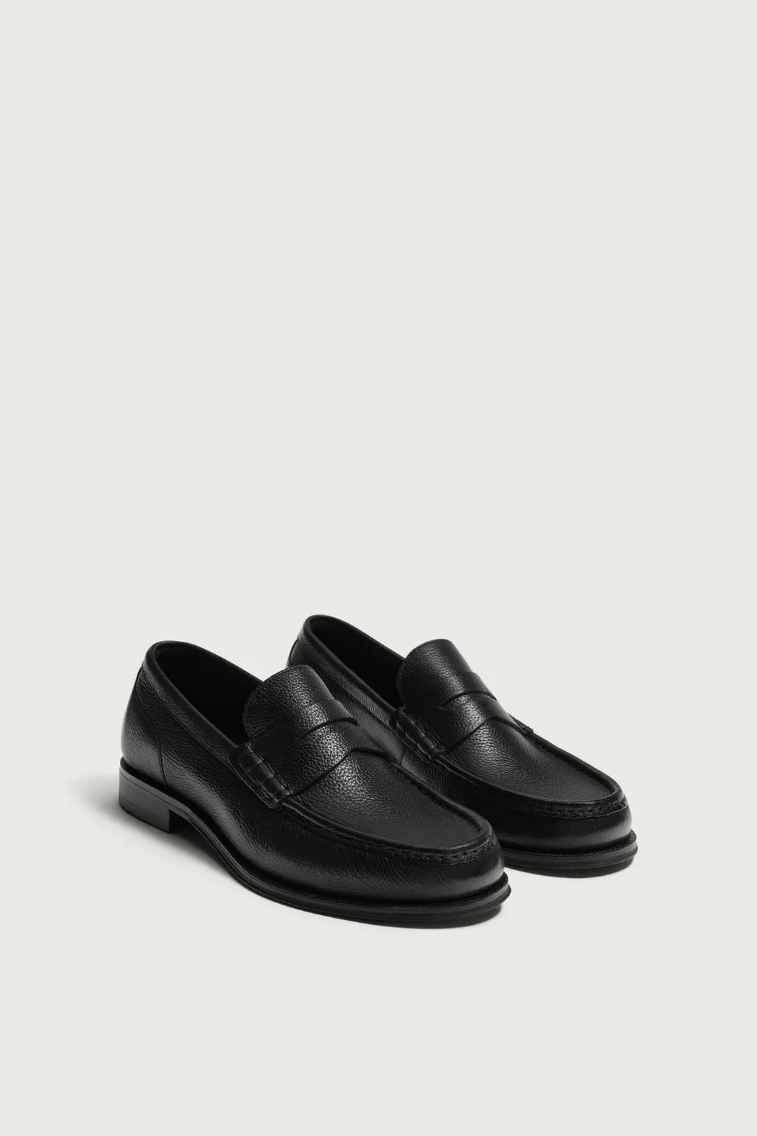 Кожаные пенни-лоферы, Zara