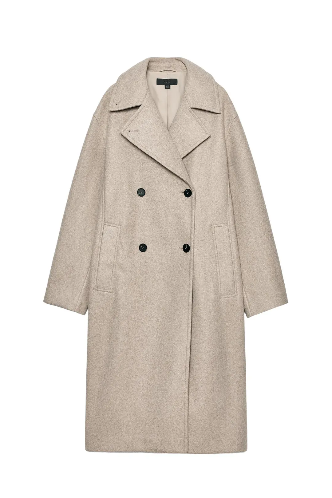 Мягкое пальто оверсайз, Zara