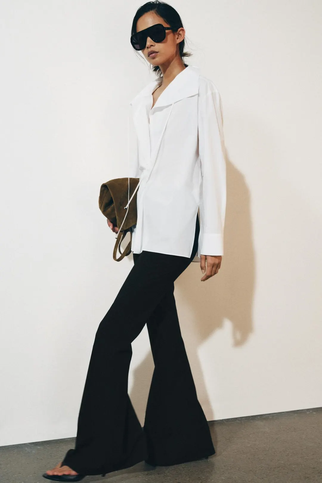 Рубашка оверсайз ZW Collection, Zara