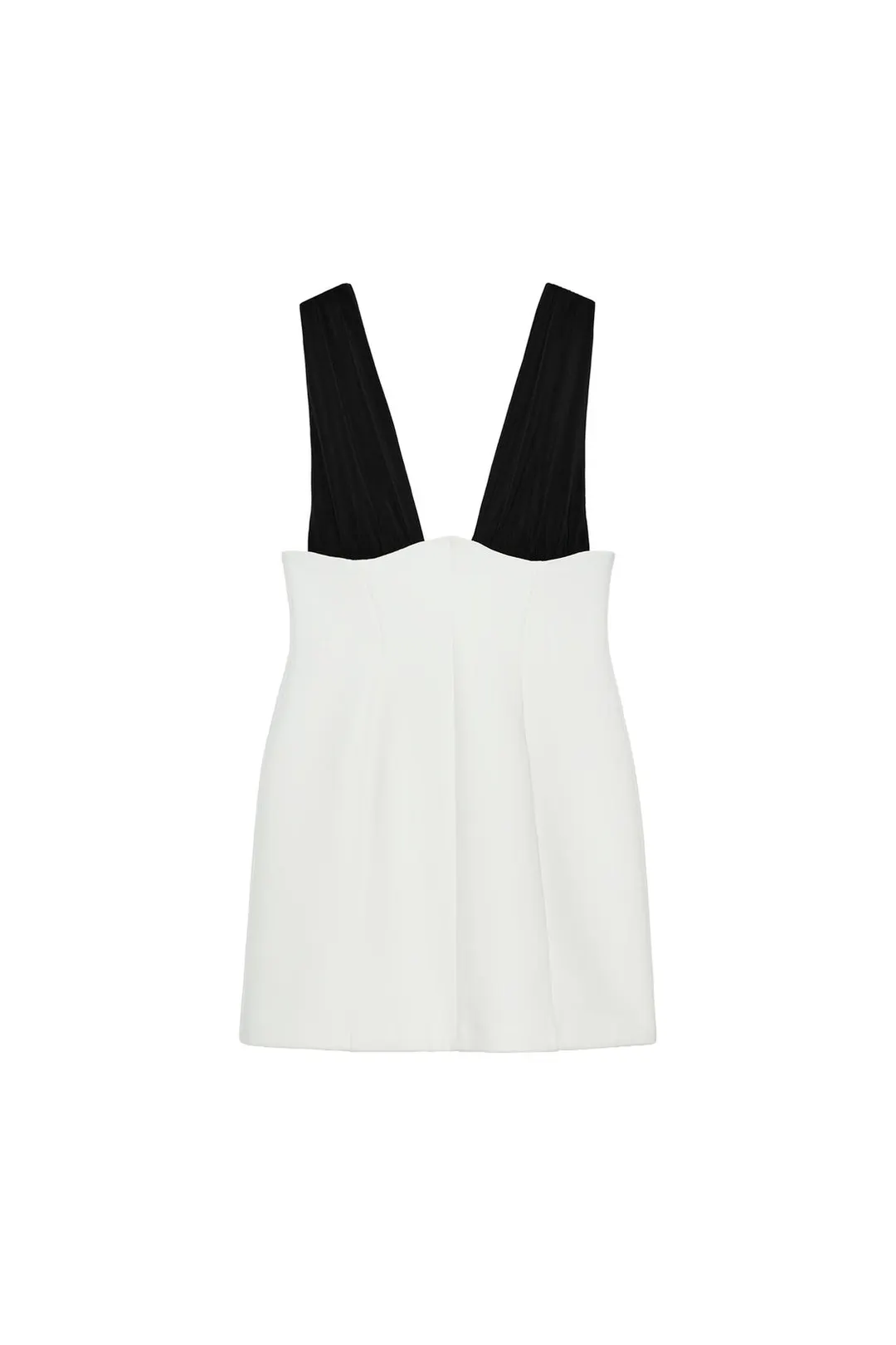 Платье мини из двойной ткани, Zara