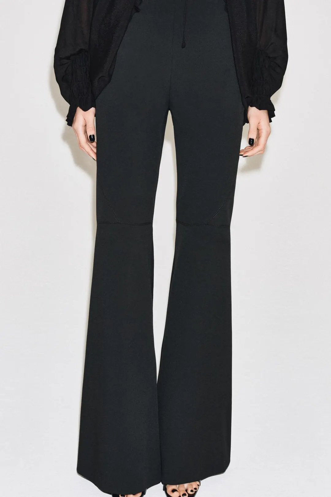 Брюки костюмные клеш ZW Collection, Zara