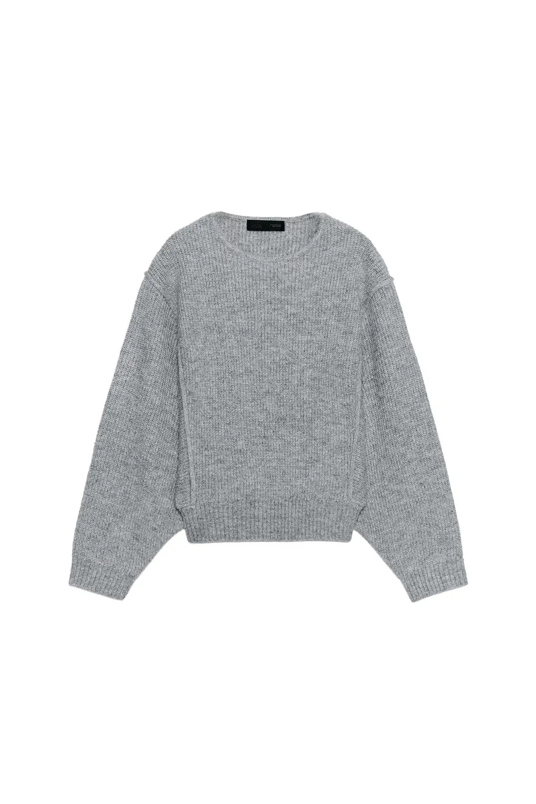 Джемпер трикотажный с широкими рукавами, Zara