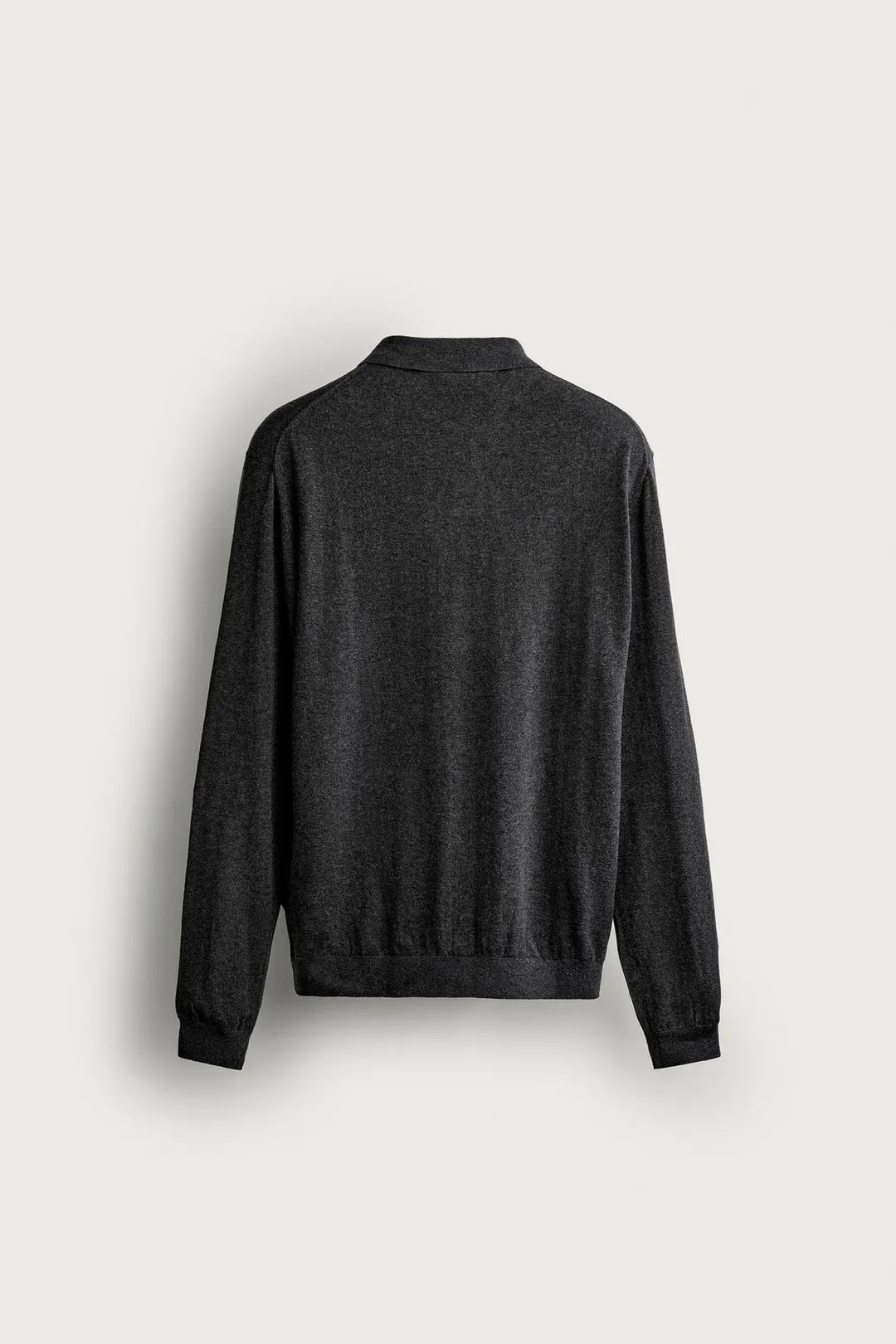 Вязаная футболка поло из хлопка и кашемира, Zara