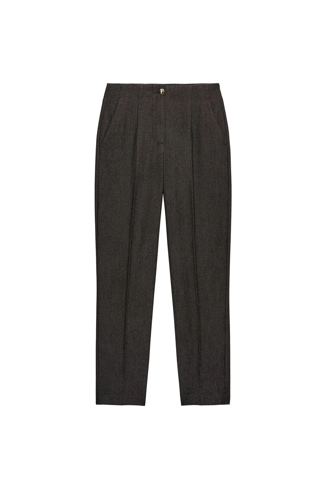 Укороченные брюки с высокой посадкой, Zara
