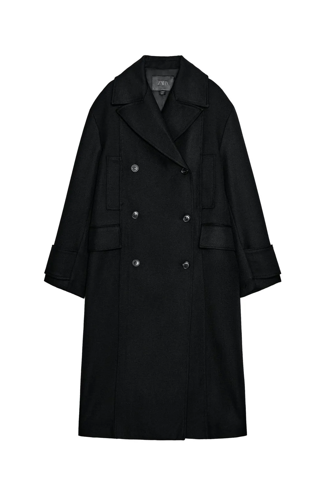 Пальто из 100% шерсти ZW Collection, Zara