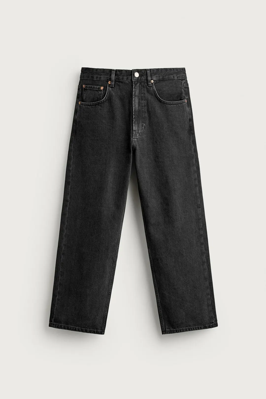 Джинсы укороченные свободного кроя, Zara