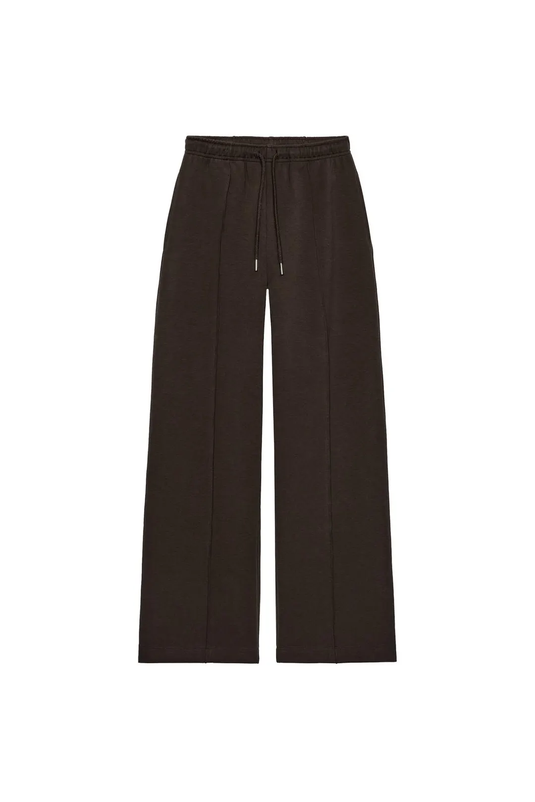 Брюки из интерлока с декоративными швами, Zara