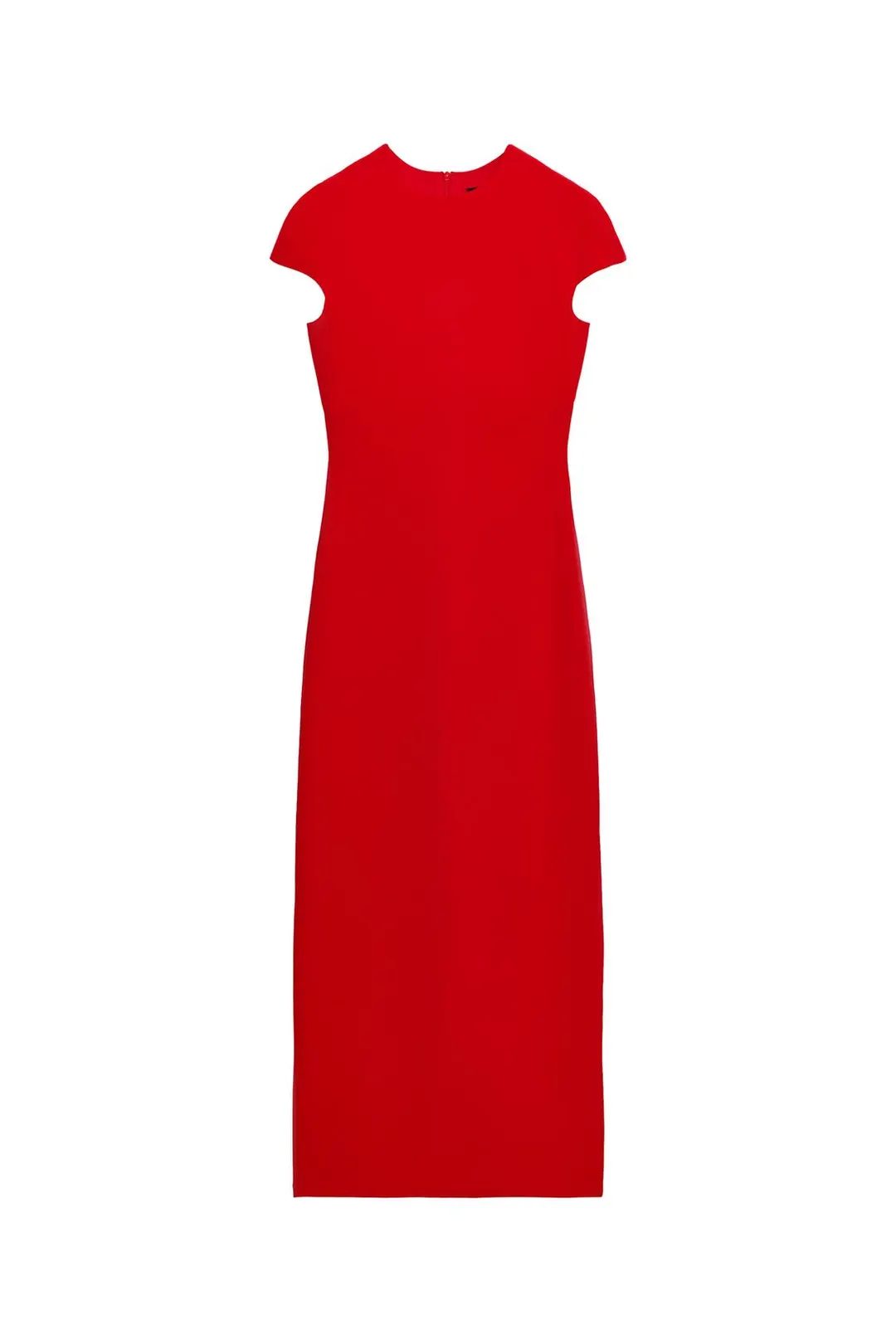 Платье миди с короткими рукавами, Zara