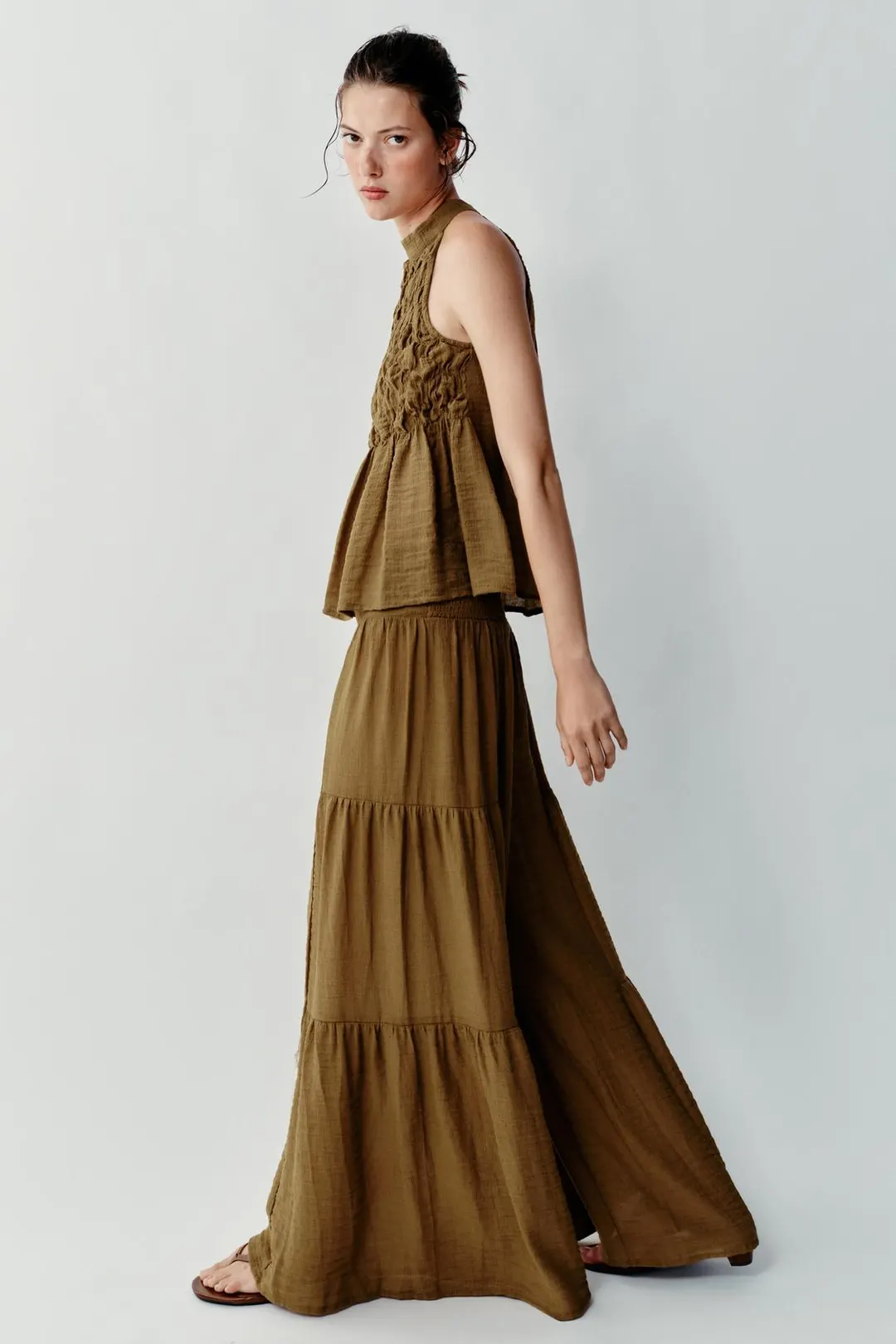Брюки объемного кроя, Zara