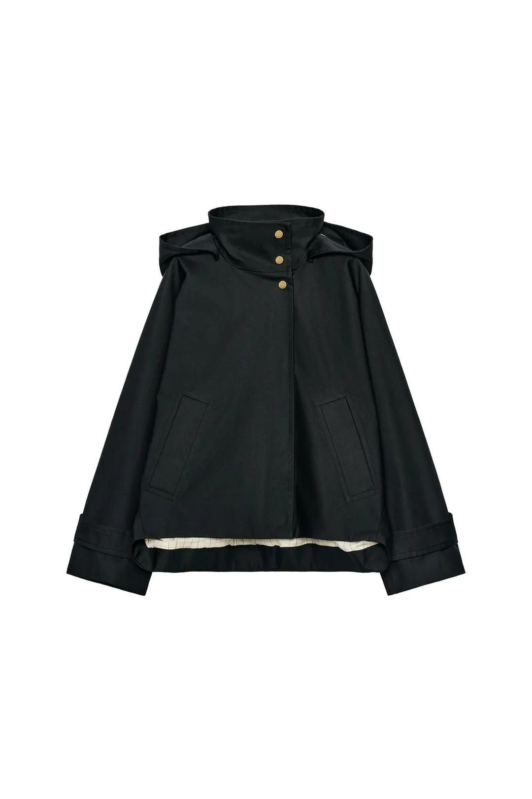 Двубортная водоотталкивающая куртка ZW Collection, Zara