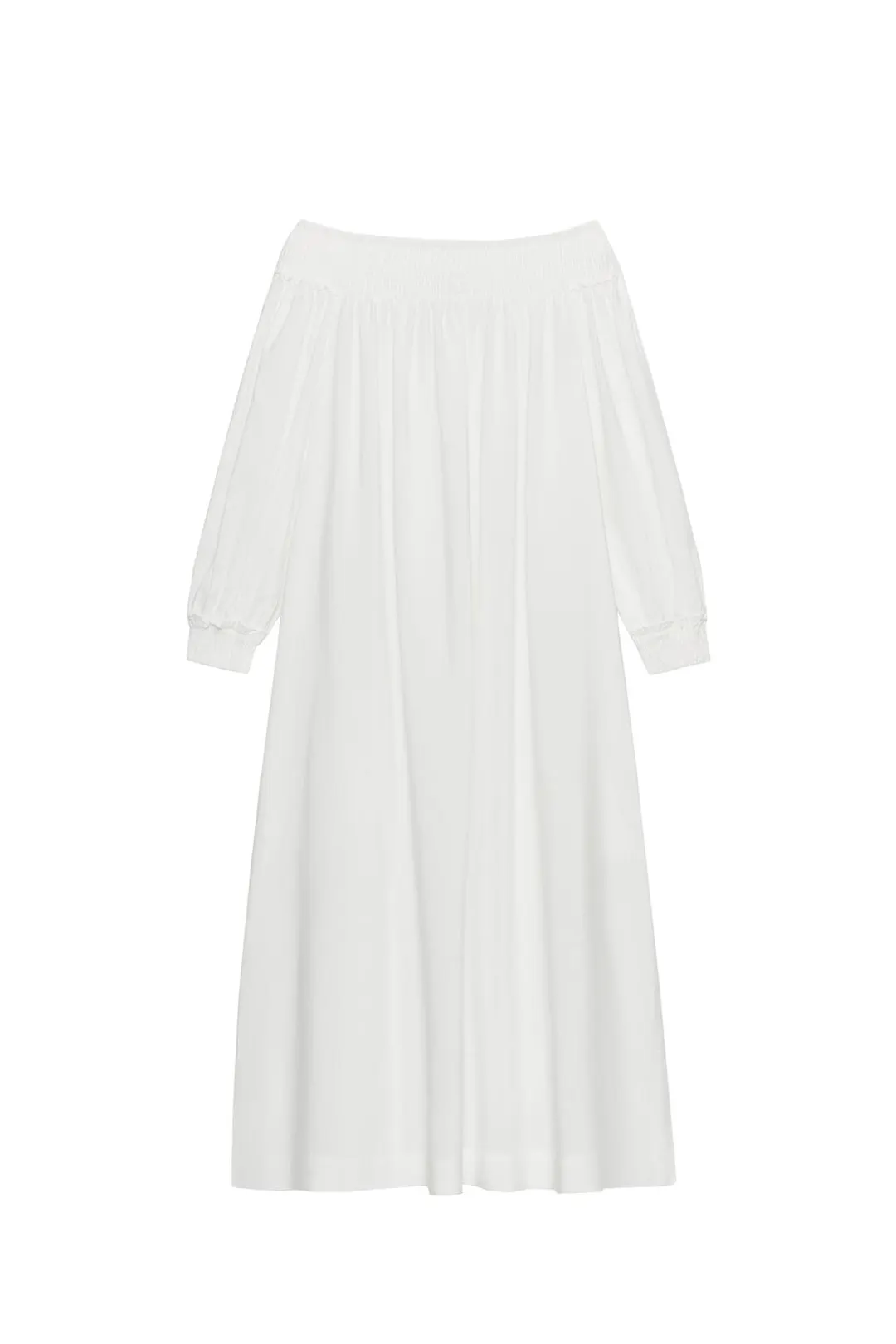 Миди-платье с открытыми плечами ZW Collection, Zara