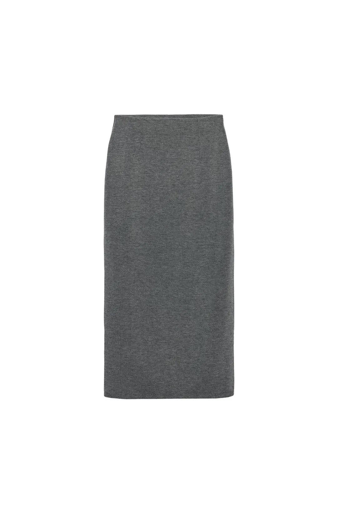 Юбка миди прямого кроя из мягкой ткани, Zara