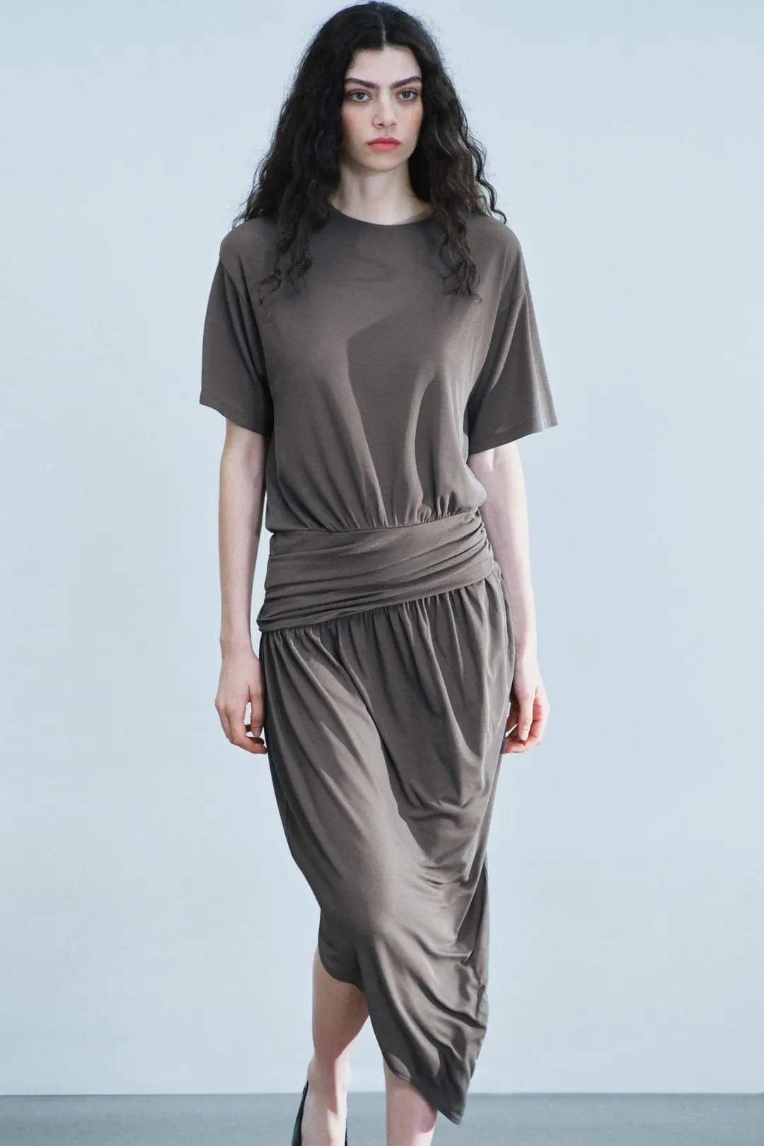 Драпированное платье, Zara