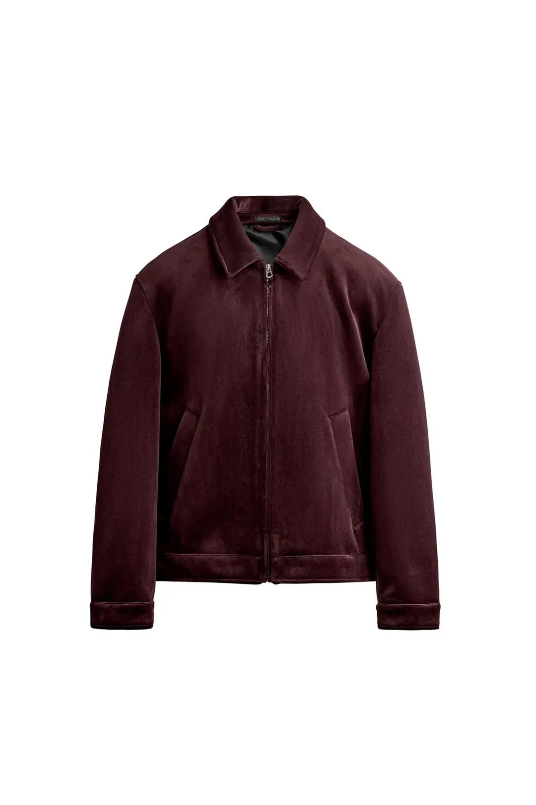 Бархатная куртка на молнии, Zara