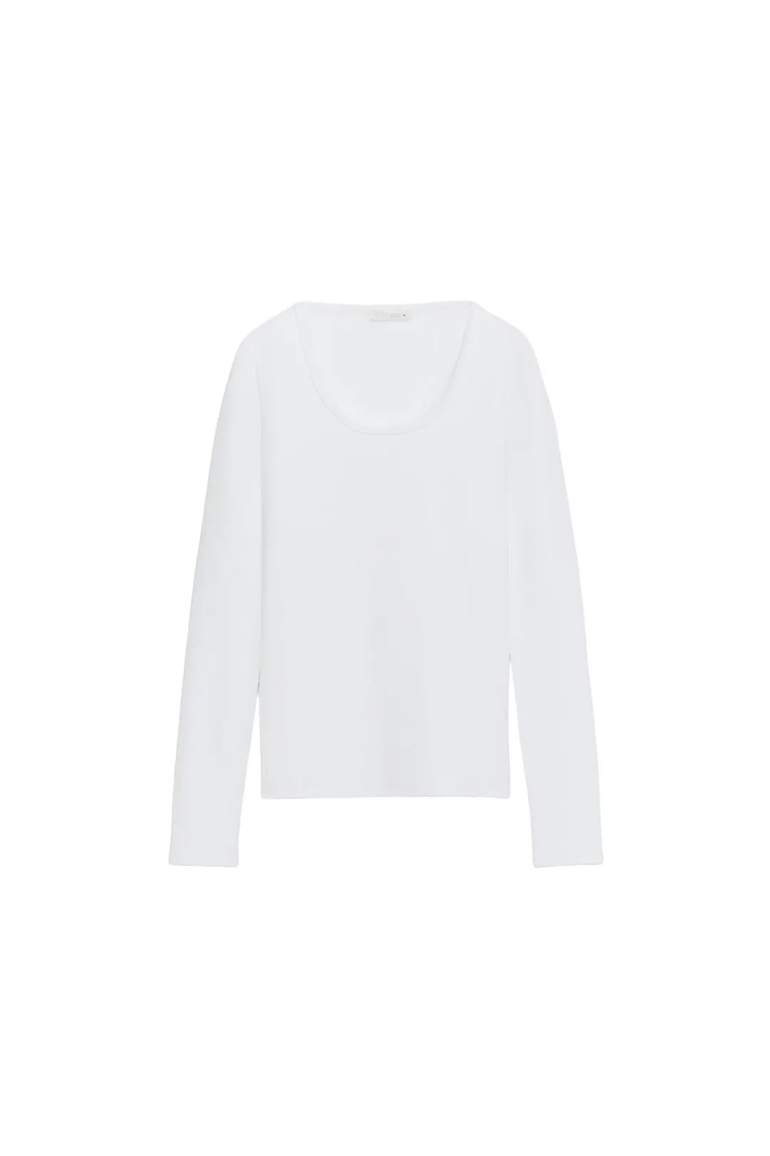 Футболка в рубчик с круглым вырезом, Zara