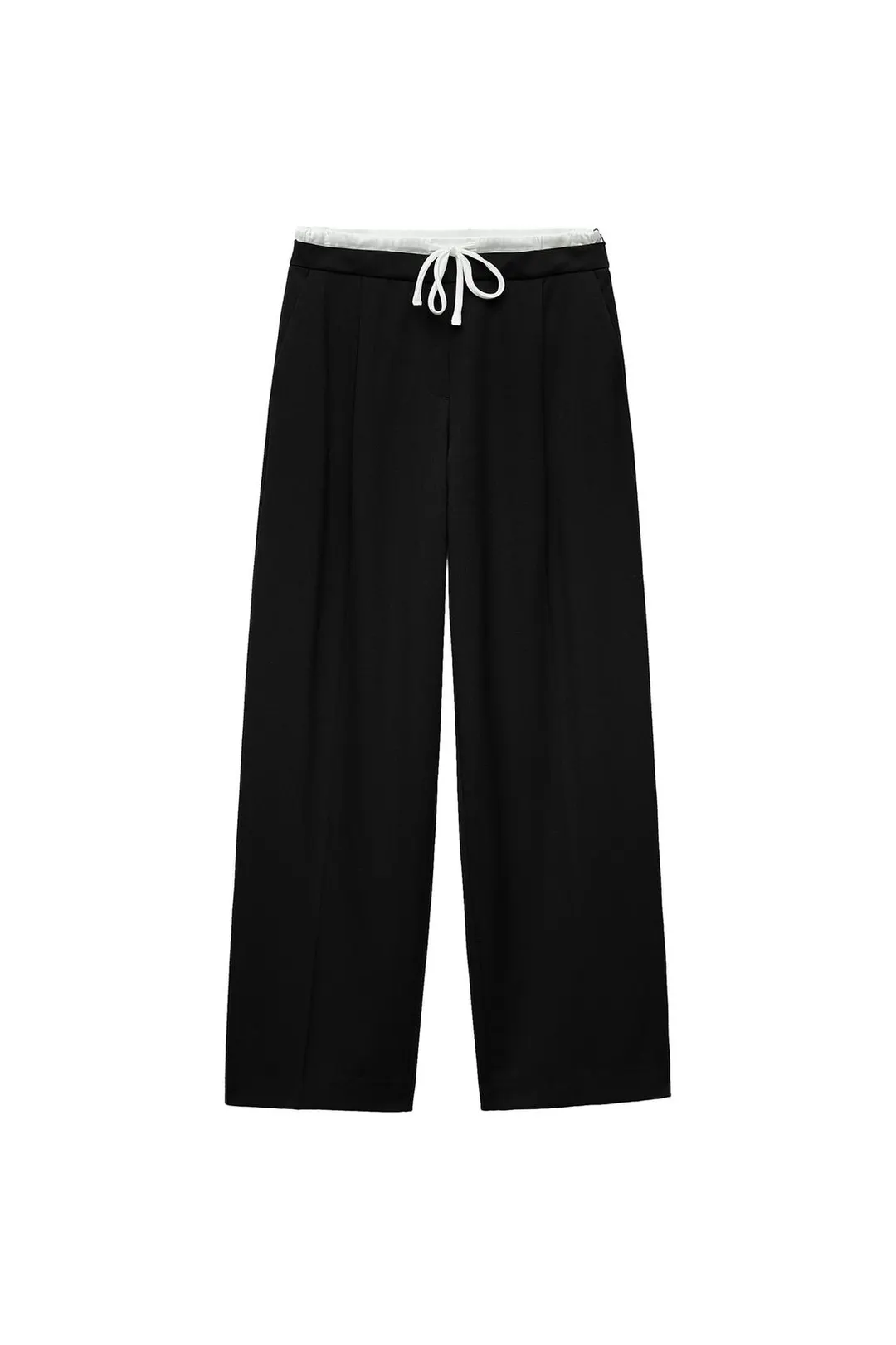 Широкие брюки с двойным поясом, Zara
