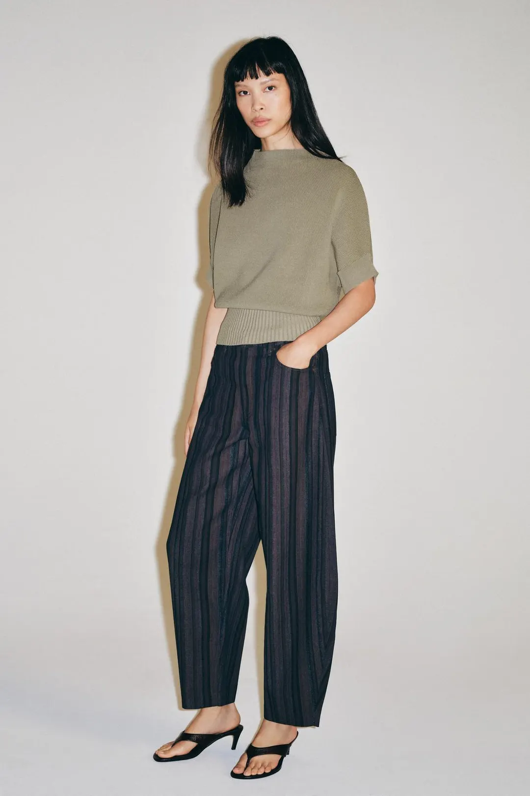 Топ вязаный приталенный, Zara