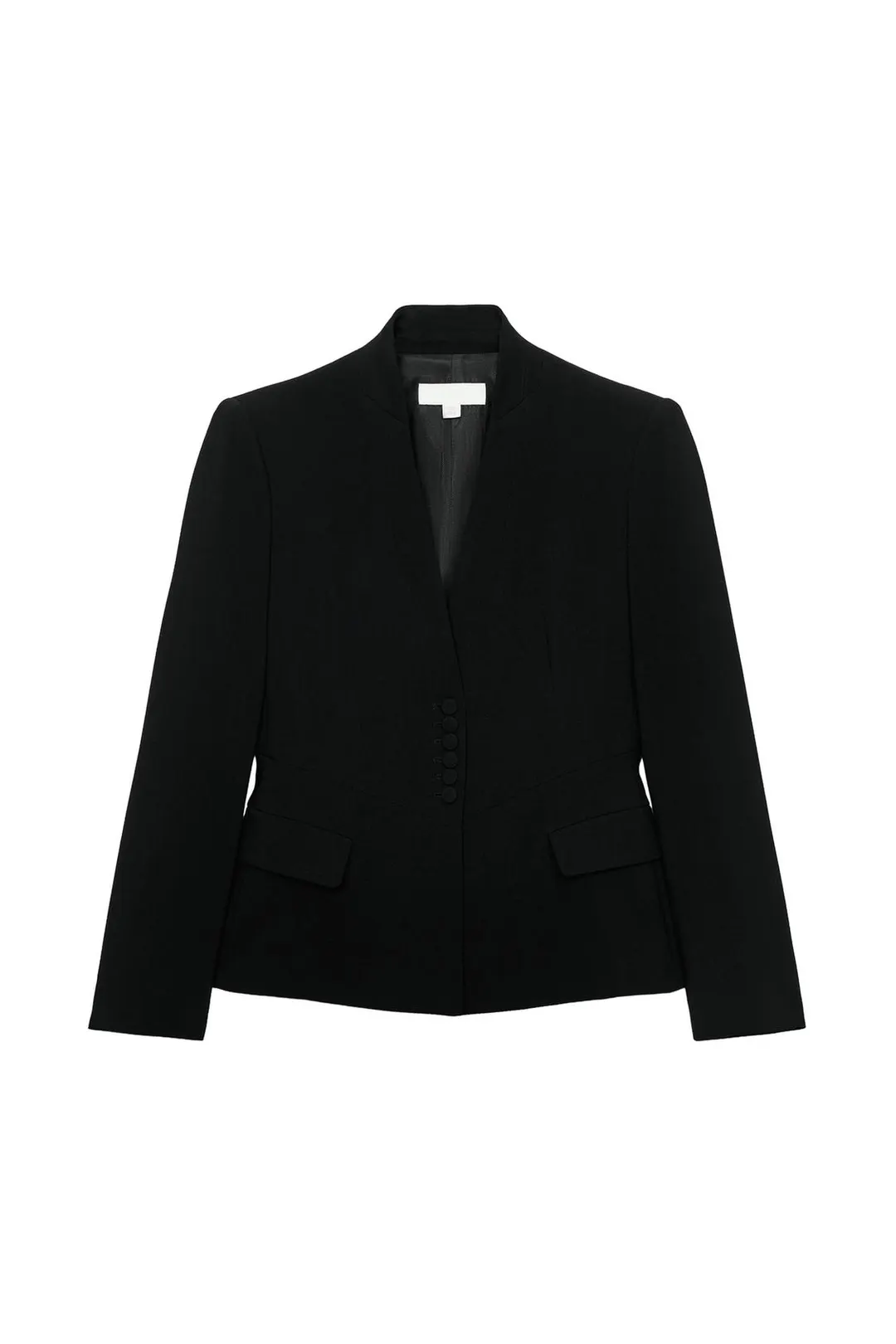 Приталенный блейзер с баской, Zara