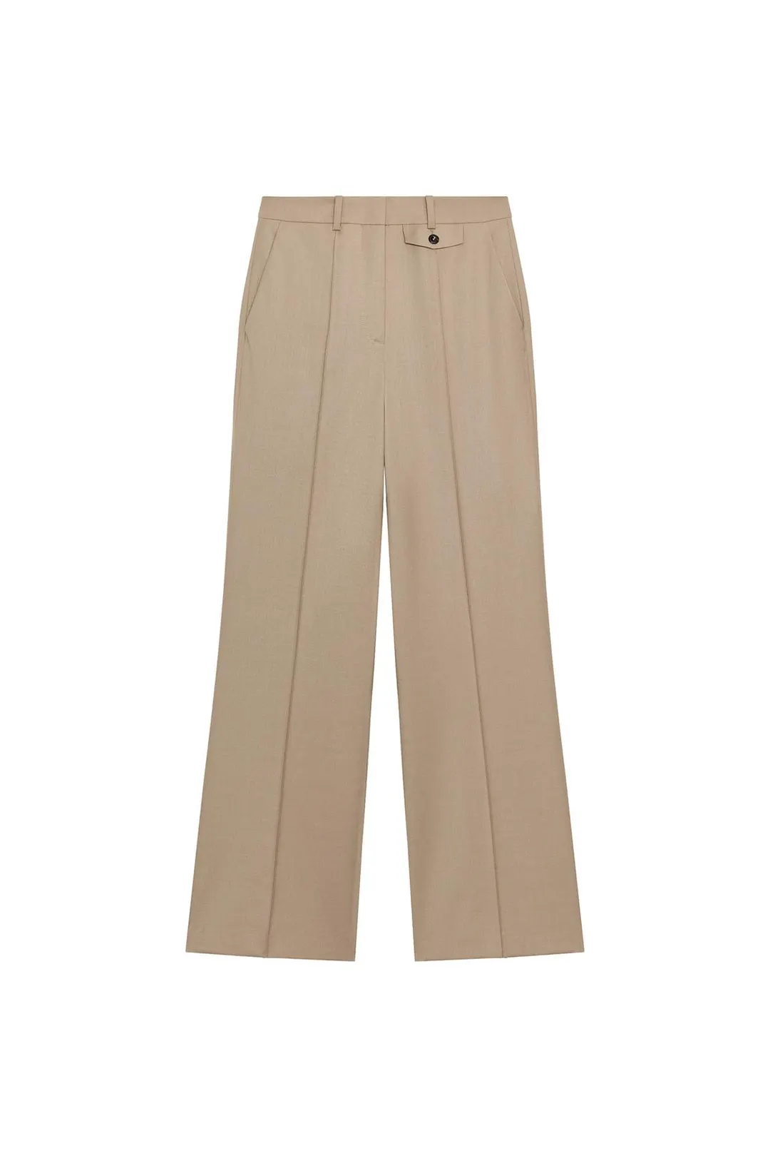 Брюки со складками ZW Collection, Zara