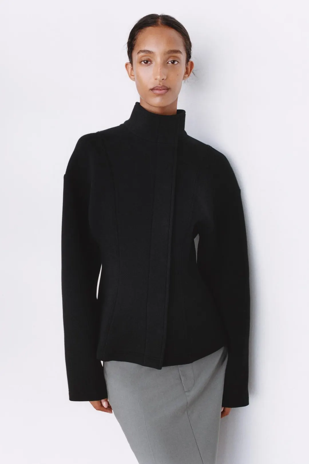 Куртка с воротником-стойкой, Zara