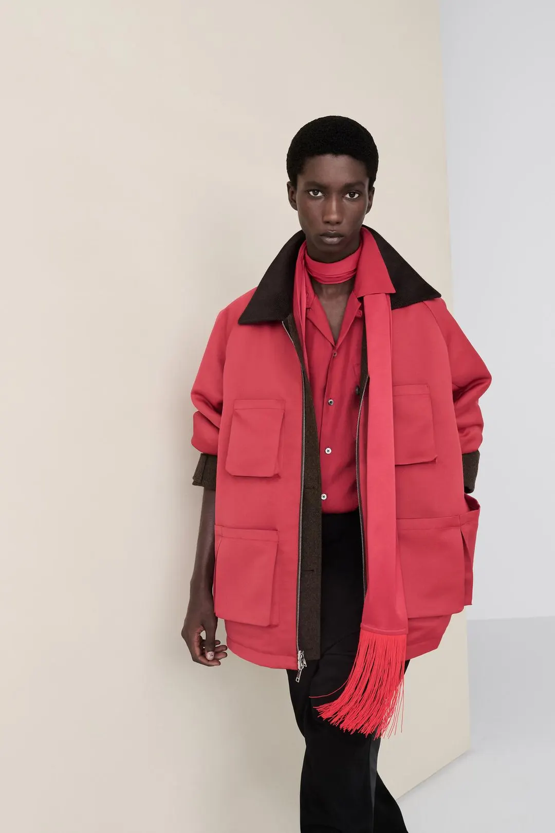 Двусторонняя куртка контрастного дизайна, Zara
