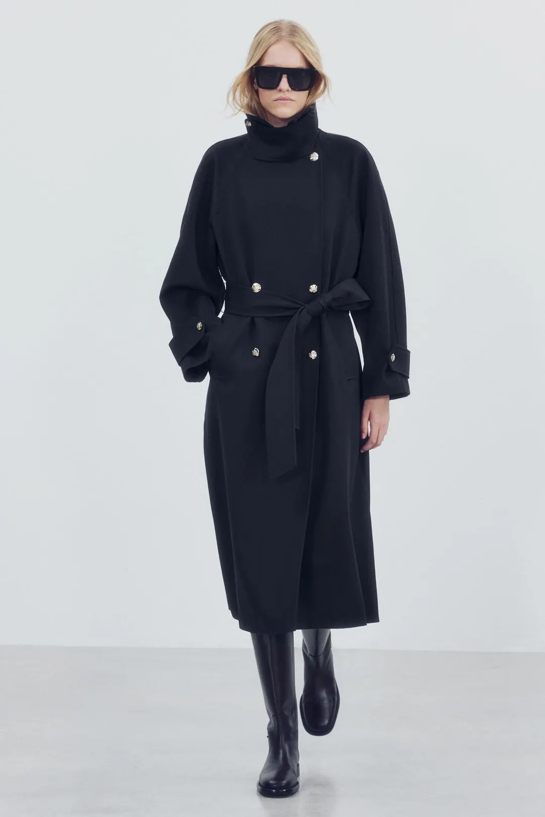 Длинный тренч ZW Collection, Zara