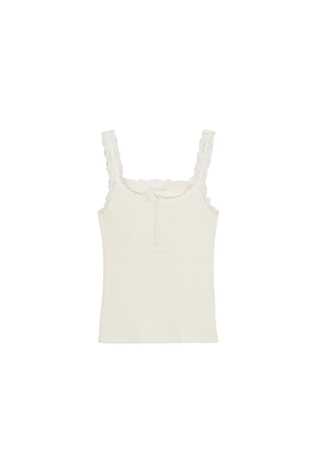 Кружевной топ хенли, Zara