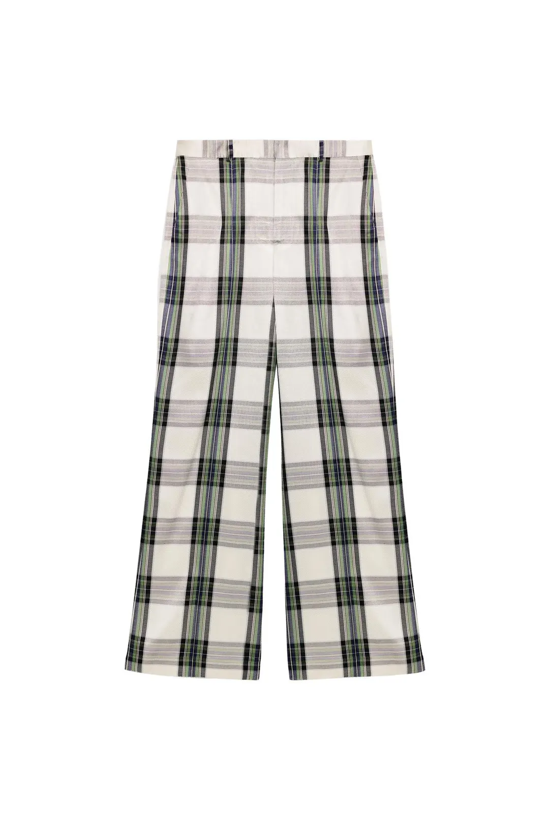 Струящиеся брюки в клетку ZW Collection, Zara