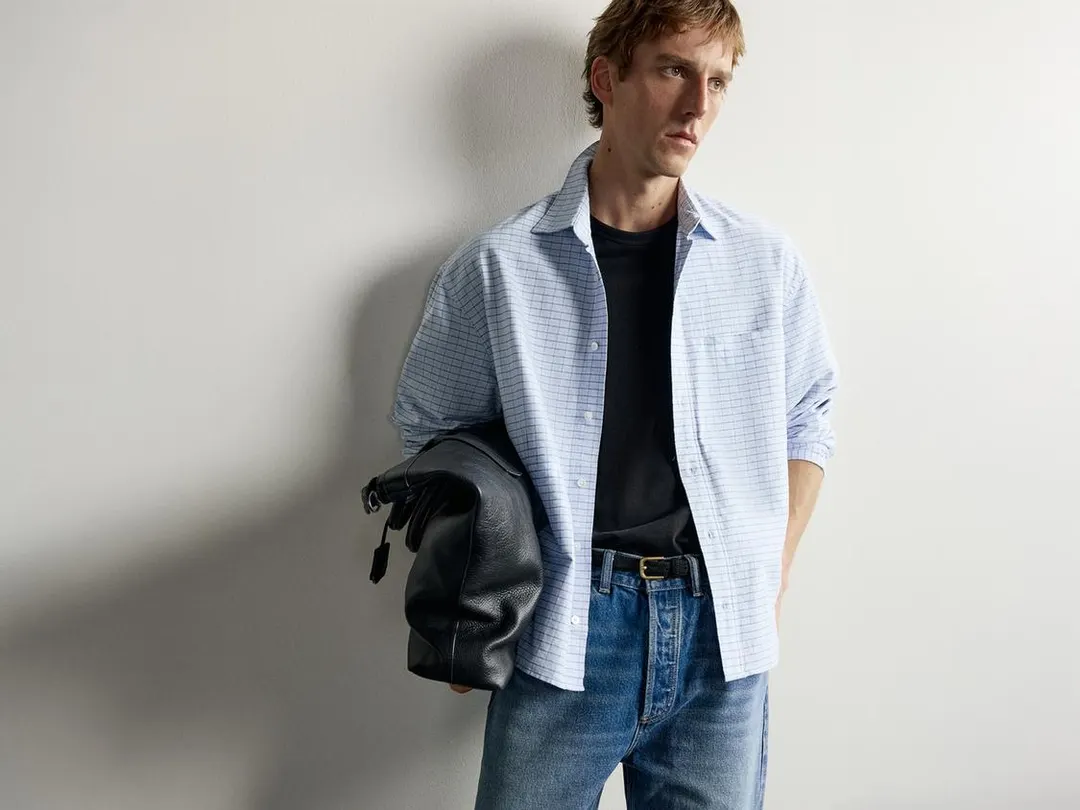 Оксфордская рубашка свободного кроя, Zara