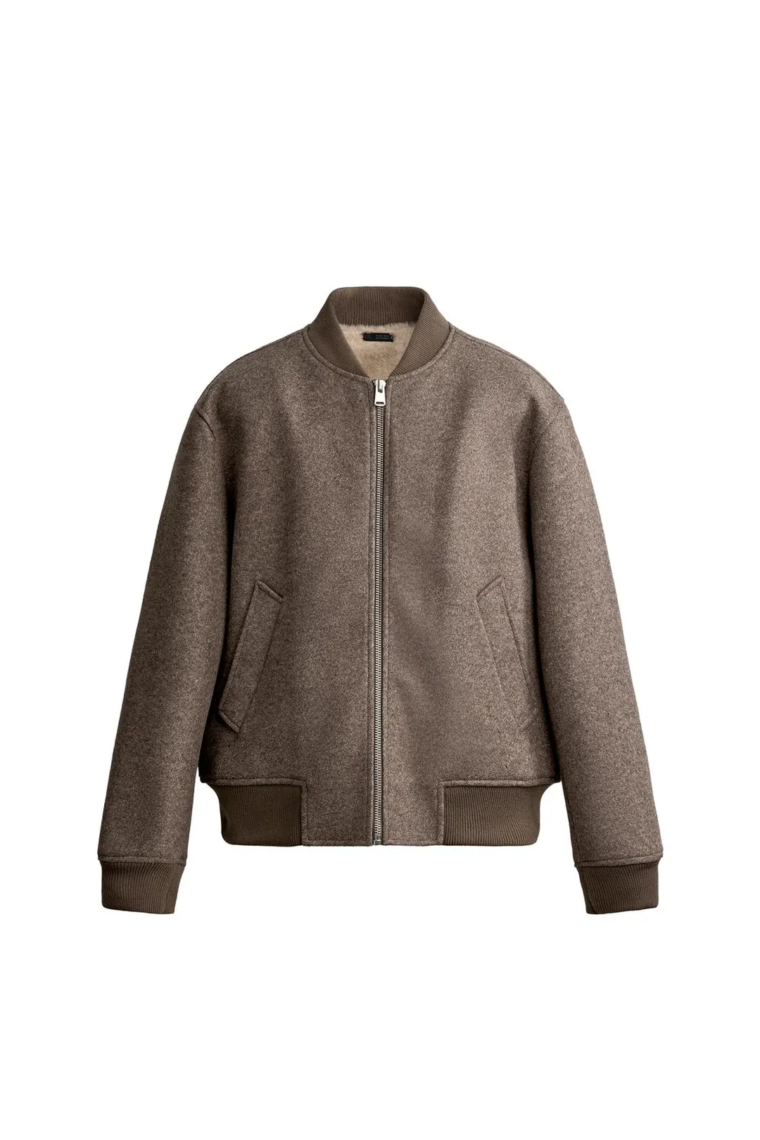 Бомбер с подкладкой из искусственного меха, Zara