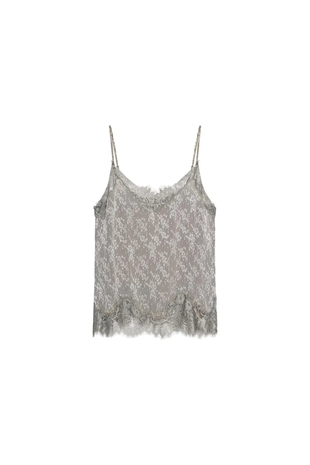 Топ в бельевом стиле из жаккарда ZW Collection, Zara
